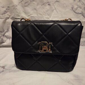Badgley Mischka Black Quilted Tote #0009